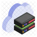 Cloud Backup Server Symbol