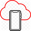 Cloud Backup Wolken Moderne Wolken Symbol