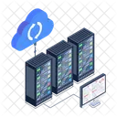 Cloud Speicher Cloud Backup Cloud Wiederherstellung Symbol