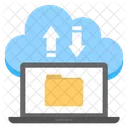 Cloud-Backup-Daten  Symbol