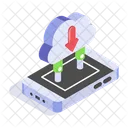 Cloud Backup Download Icon