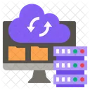 Back Up Database Cloud Icon