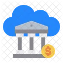 Bank Cloud Money Icon