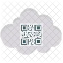 Cloud Barcode  Icon