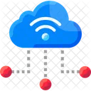 Cloud Based Iotm Cloud Base Iot Cloud Icon