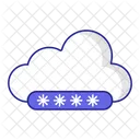 Cloud Based Mfa Software Security Icon