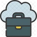 Cloud Based Business  Icon