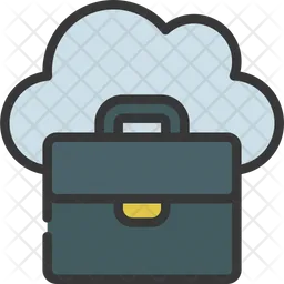 Cloud Based Business  Icon