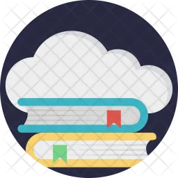 Cloud Based Education  Icon