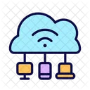 Cloud Data Iot Icon