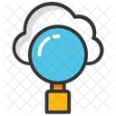 Cloud Based Search Icon