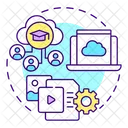 Cloud Based Services  Icon