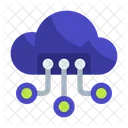 Cloud Based Storage  Icon