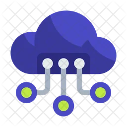 Cloud Based Storage  Icon