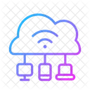 Cloud-basiertes IoT  Symbol