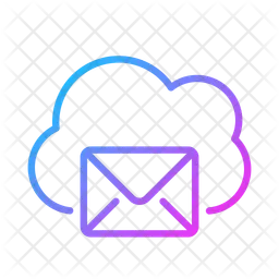 Cloudbasierte E-Mail  Symbol