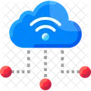 Cloud-basiertes IoT-System  Symbol