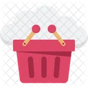 Cloud Basket Cloud Computing Shopping Icon