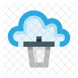 Cloud Basket  Icon