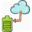 Cloud-Batterie  Symbol