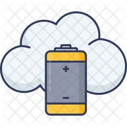 Cloud-Batterie  Symbol