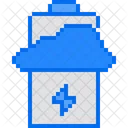 Cloud Battery Internet Charge Icon