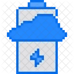 Cloud battery  Icon