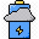 Cloud battery  Icon