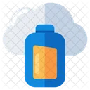 Cloud Battery  Icon