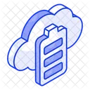 Cloud Battery Power Icon
