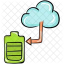 Cloud Battery Accumulator Battery Cloud Computing Icon