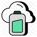 Cloud Battery  Icon