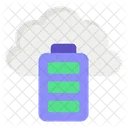 Cloud Battery  Icon