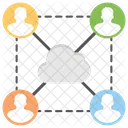 Cloud Benutzer Remote Icon