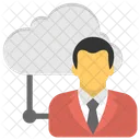 Cloud Benutzer Remote Icon