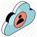 Cloud Benutzer Cloud Kandidat Cloud Person Symbol