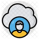 Cloud-Benutzer  Symbol