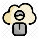 Cloud-Benutzer  Symbol