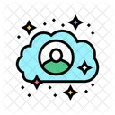 Cloud-Benutzer  Symbol