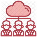 Cloud-Benutzer  Symbol