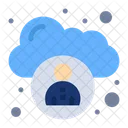 Cloud-Benutzer  Symbol