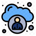 Cloud-Benutzer  Symbol