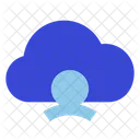 Cloud Benutzer Symbol