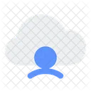 Cloud-Benutzer  Symbol