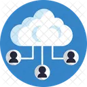 Cloud-Benutzer  Symbol