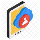 Cloud-Benutzer  Symbol