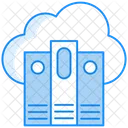 Digitale Bibliothek Cloud Bibliothek Elibrary Symbol