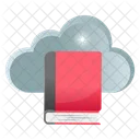 Cloud Studie Cloud Buch Cloud Bibliothek Symbol