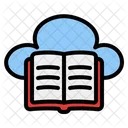 Cloud Bibliothek Cloud Bildung E Learning Symbol