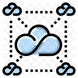 Cloud Big Data  Icon